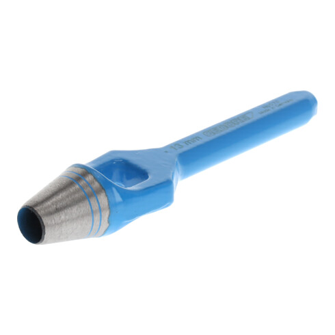 Gedore Henkellocheisen für weiche Materialen, Ø 13 mm, Gummi Leder Dichtungen Stoff, rund, 140 mm lang, Stanzeisen, 570013