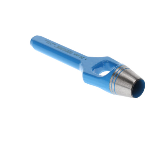 Gedore Henkellocheisen für weiche Materialen, Ø 20 mm, Gummi Leder Dichtungen Stoff, rund, 160 mm lang, Stanzeisen, 570020