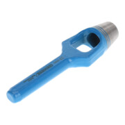 Gedore Henkellocheisen für weiche Materialen, Ø 23 mm, Gummi Leder Dichtungen Stoff, rund, 170 mm lang, Stanzeisen, 570023