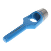 Gedore Henkellocheisen für weiche Materialen, Ø 40 mm, Gummi Leder Dichtungen Stoff, rund, 205 mm lang, Stanzeisen, 570040