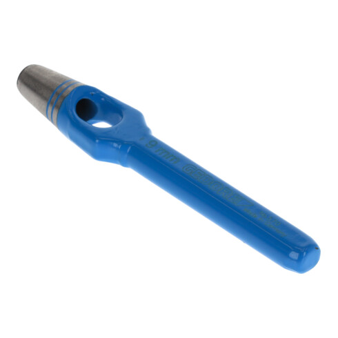 Gedore Henkellocheisen für weiche Materialen, Ø 9 mm, Gummi Leder Dichtungen Stoff, rund, 120 mm lang, Stanzeisen, 570009
