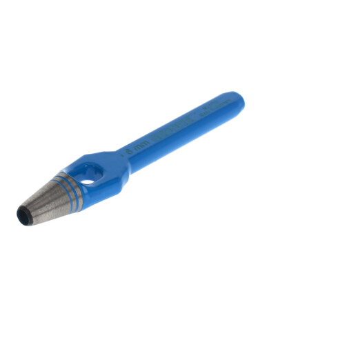 Gedore Henkellocheisen voor zachte materialen, Ø 6 mm, rubber leer afdichtingen stof, rond, 110 mm lang, stanzeisen, 570006