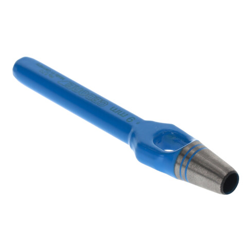 Gedore Henkellocheisen voor zachte materialen, Ø 9 mm, rubber leer afdichtingen stof, rond, 120 mm lang, stanzeisen, 570009