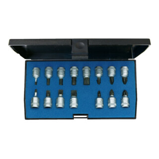 Gedore INS 20 PM Schraubendreher-Satz 1/4" 15-teilig IN-IS-PH-PZ