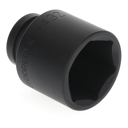 Gedore Inserti per avvitatori, bussola 1/2" 12,5 mm attacco, profilo UD esagonale, SW 32 mm, per uso macchina, auto, K19 32