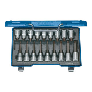 Gedore ITX 19 LKP Schraubendreher-Satz 1/2" 18-teilig TX T20-60