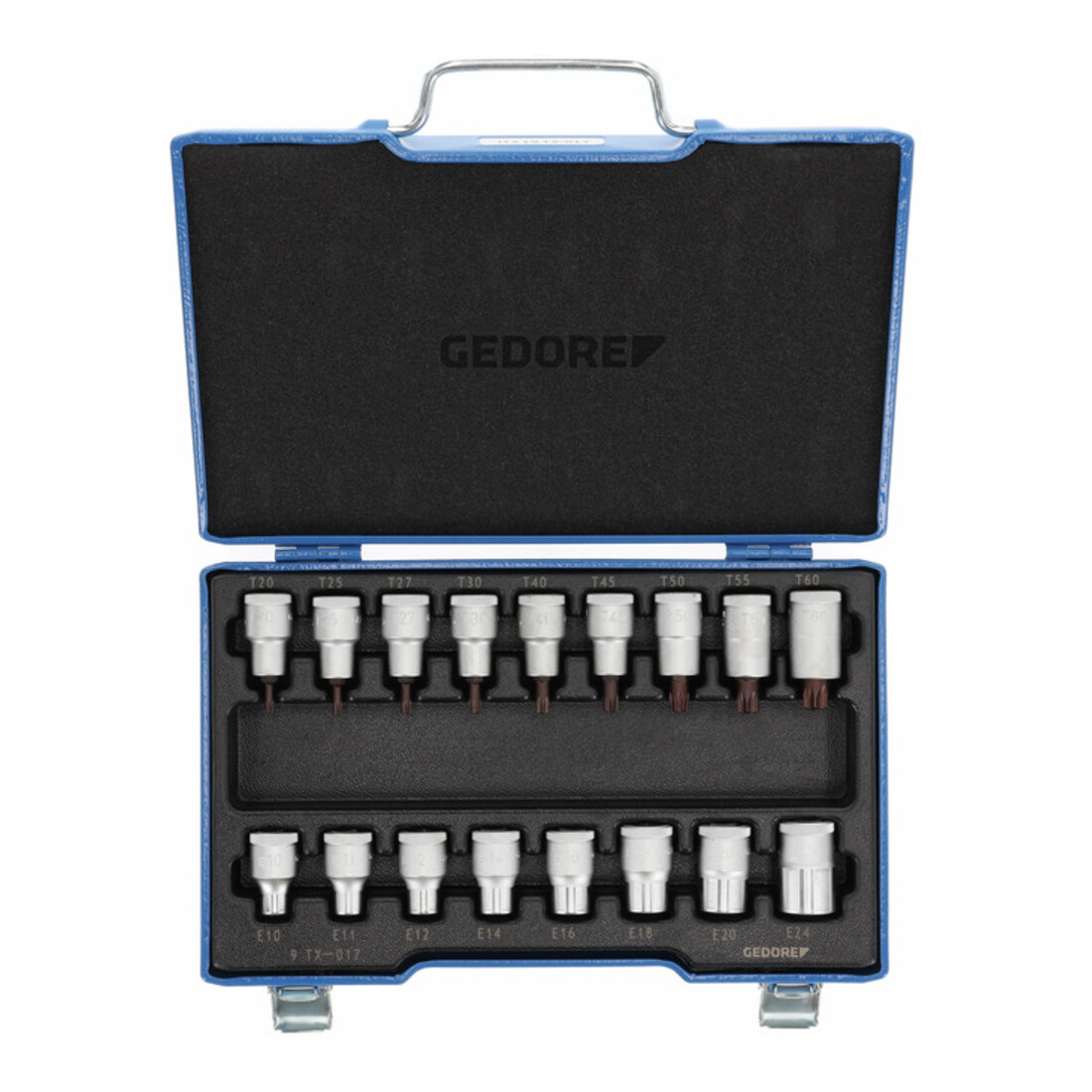 Gedore ITX 19 TX-017 Schraubendreher-Satz 1/2" 17-teilig Innen+Außen-TX