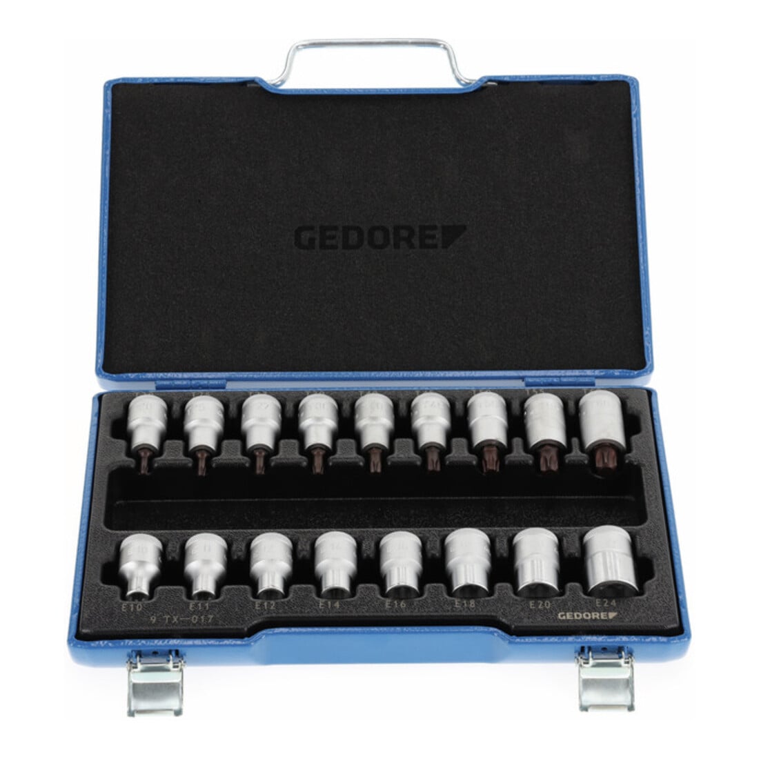 Gedore ITX 19 TX-017 Schraubendreher-Satz 1/2" 17-teilig Innen+Außen-TX