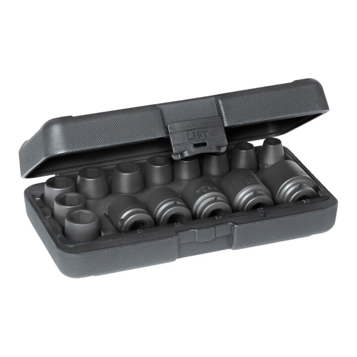 Gedore Jeu de clés à chocs 1/2" 15 pièces