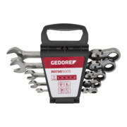 Gedore Jeu de clés à cliquet articulées SW 8-19 mm R07305005