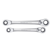 Gedore Jeu de clés à cliquet double anneau R07501002, 2 pièces, 63 tailles diverses-1