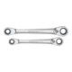Gedore Jeu de clés à cliquet double anneau R07501002, 2 pièces, 63 tailles diverses-1