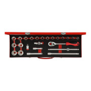 Gedore Jeu de clés à douille 1/2" 10-32mm 24 pièces R69004024