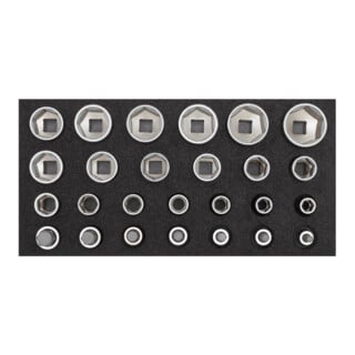 Gedore Jeu de clés à douille 1/2" 2/6 CT-module 26 pièces R22150009