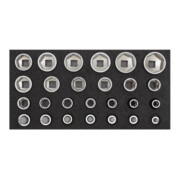 Gedore Jeu de clés à douille 1/2" 2/6 CT-module 26 pièces R22150009-1