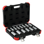 Gedore Jeu de clés à douille 1/2" 6 pans 10-32 mm 14 pièces R61003114-4
