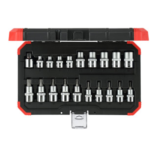 Gedore Jeu de clés à douille 1/2" TX 20 pièces R68003020