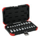 Gedore Jeu de clés à douille 1/2" TX 20 pièces R68003020