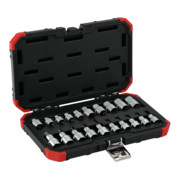 Gedore Jeu de clés à douille 1/2" TX 20 pièces R68003020-2
