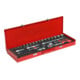 Gedore Jeu de clés à douille 1/4" + 1/2" 49 pièces GedoreRED