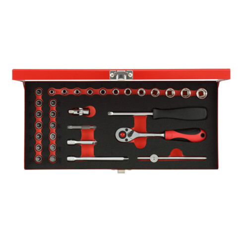 Gedore Jeu de clés à douille 1/4" 4-13mm 32 pièces R49014033