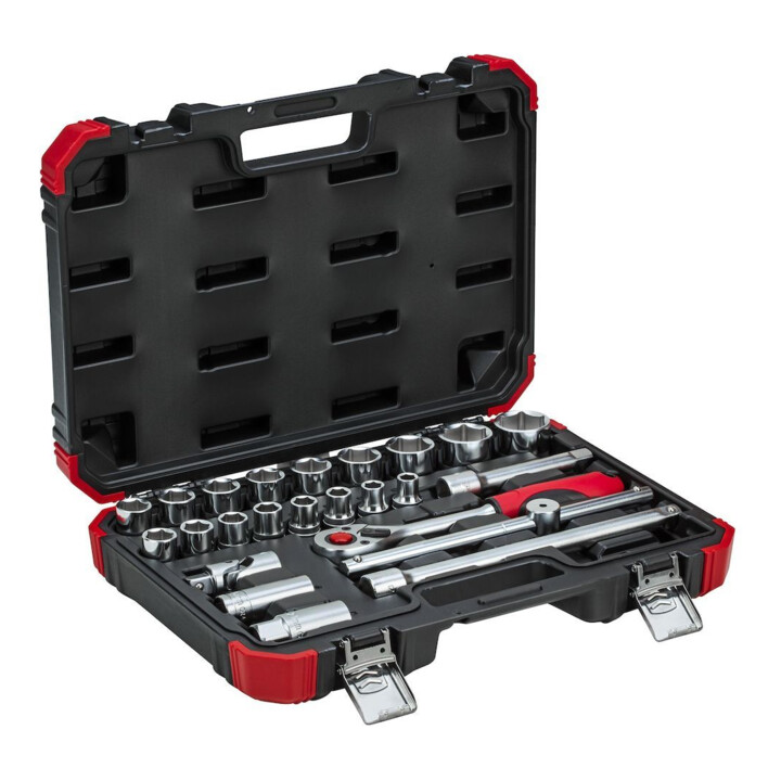 Gedore Jeu de clés à douille R69003024 1/2" 24 pièces GedoreRED