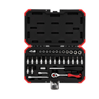 Gedore Jeu de clés à douille rouge 1/4 Ouv 4-13mm 33pcs