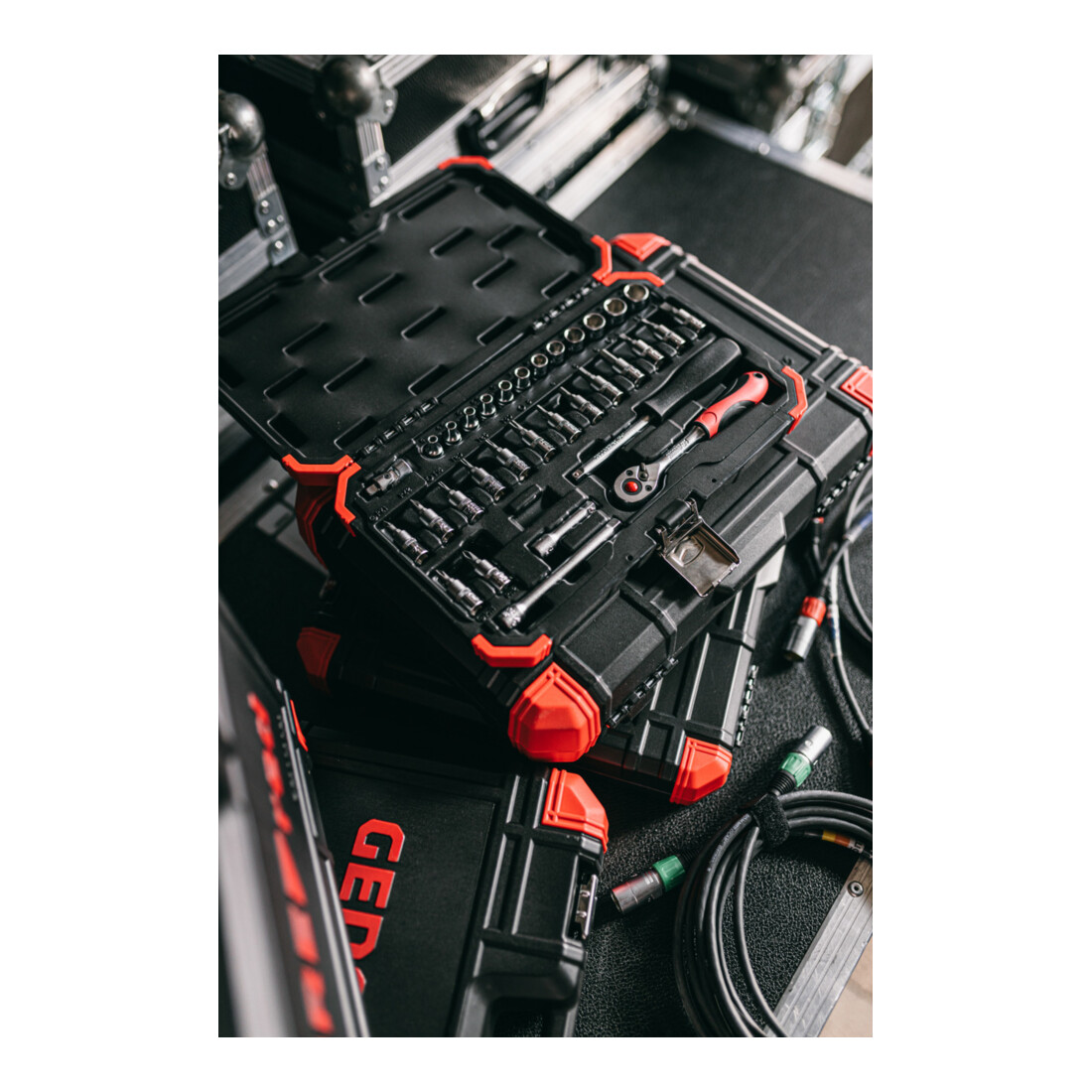 Gedore Jeu de clés à douille rouge 1/4 Ouv 4-13mm 33pcs