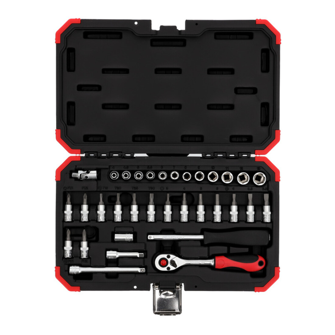 Gedore Jeu de clés à douille rouge 1/4 Ouv 4-13mm 33pcs