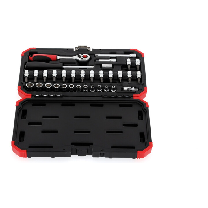 Gedore Jeu de clés à douille rouge 1/4 Ouv 4-13mm 33pcs