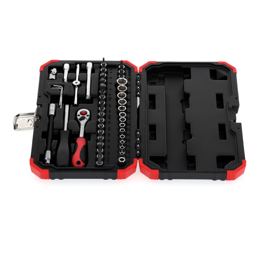 Gedore Jeu de clés à douille rouge 1/4 Ouv 4-14mm 46tlg