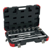Gedore Jeu de clés à douille rouge 3/4 Ouv 22-50mm 14pcs-5