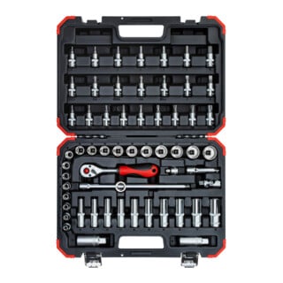 Gedore Jeu de clés à douille rouge 3/8 Ouv 6-24mm 59pcs