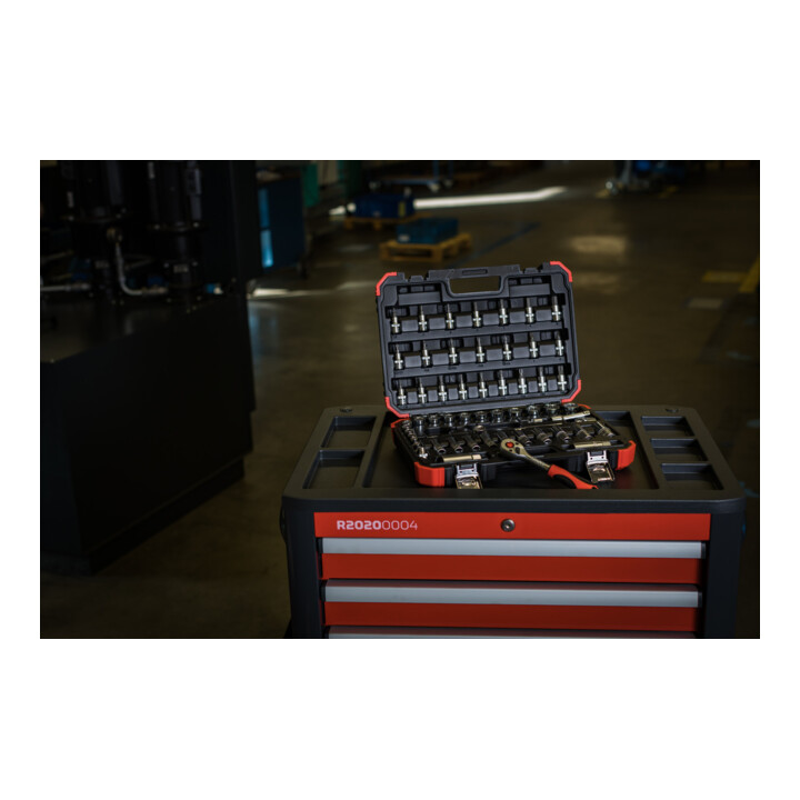 Gedore Jeu de clés à douille rouge 3/8 Ouv 6-24mm 59pcs