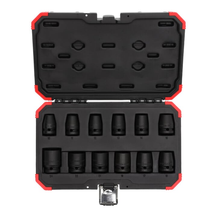 Gedore Jeu de clés à douille rouge pour clé d'alimentation 1/2 12 pcs.