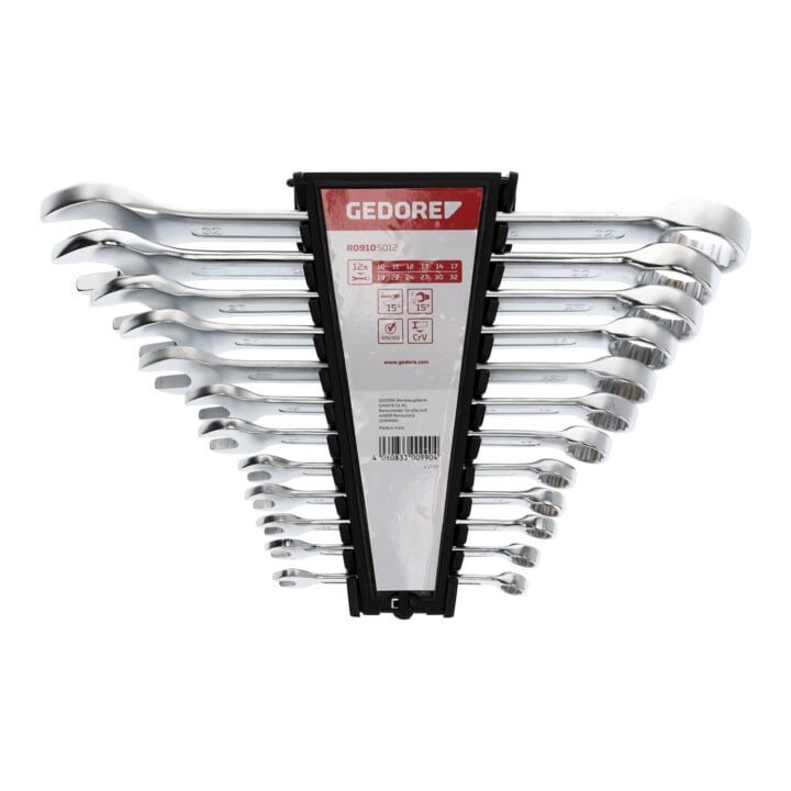 Gedore Jeu de clés mixtes 10-32 mm, 12 pièces R09105012