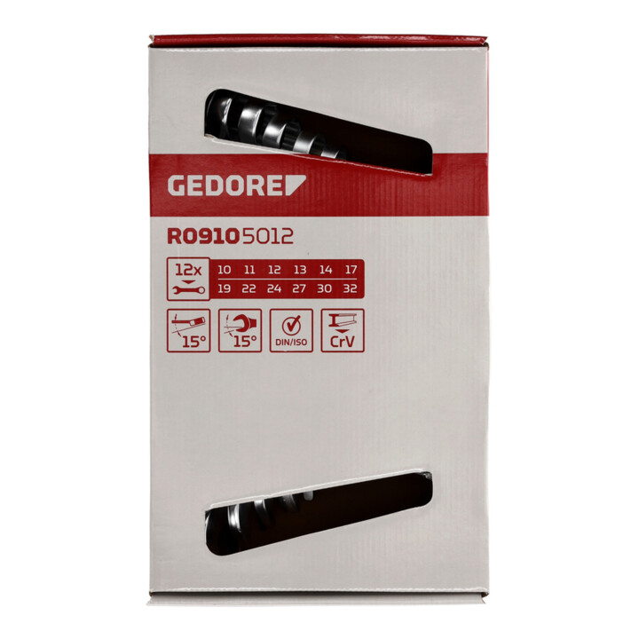 Gedore Jeu de clés mixtes 10-32 mm, 12 pièces R09105012