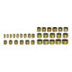 Gedore Jeu de douilles de pression/support M-007A-01A