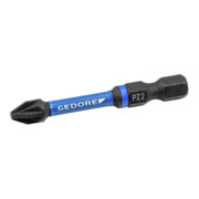 Gedore Jeu d’embouts torsion Pozidriv PZ 2 50 mm-2
