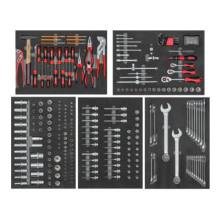 Gedore Jeu d’outils 5xCT-modules 273 pièces
