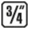 Gedore Inserto per avvitatori a impulsi 3/4" Impact-Fix-4