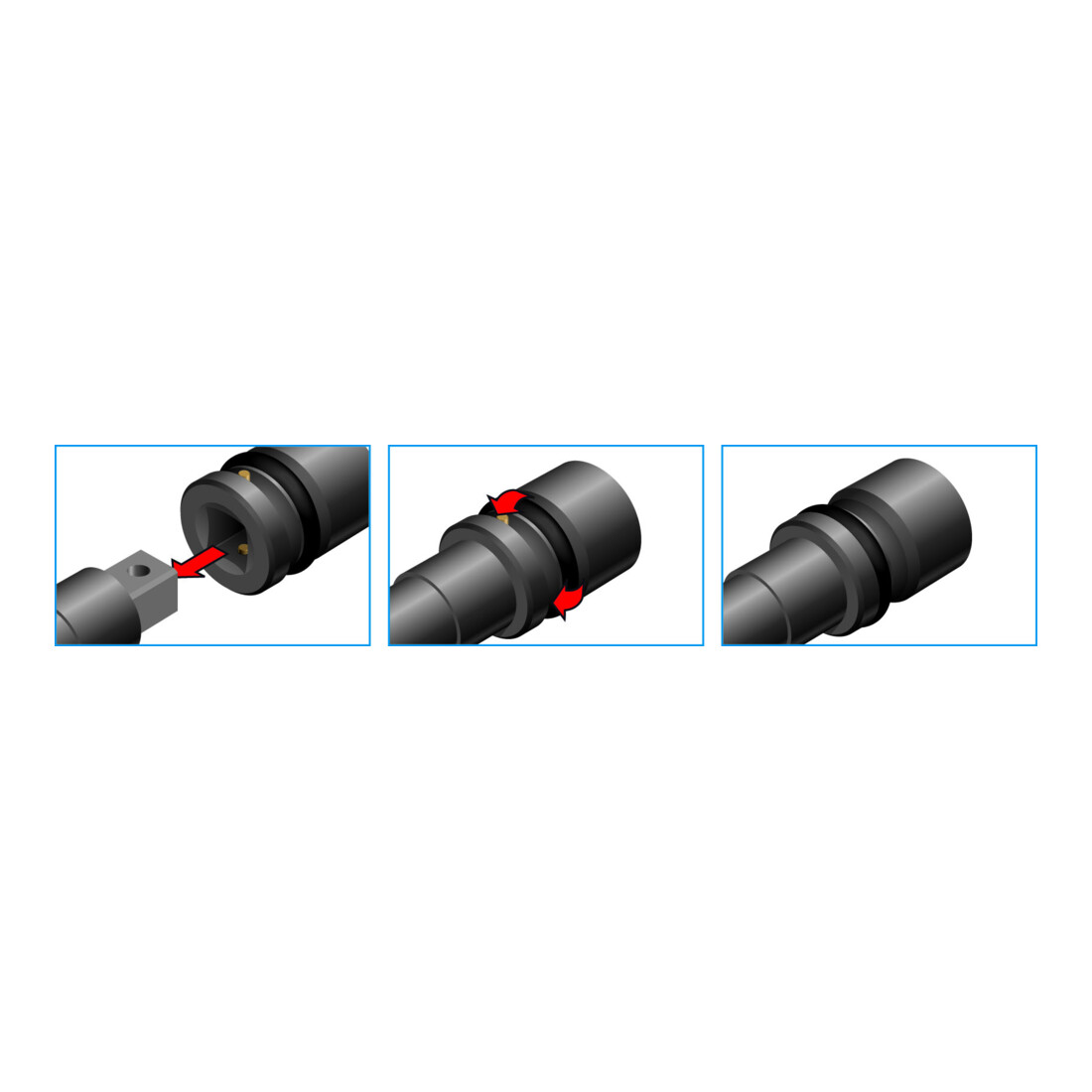 Gedore K 32 SL 33 Kraftschraubereinsatz 3/4" 33 mm