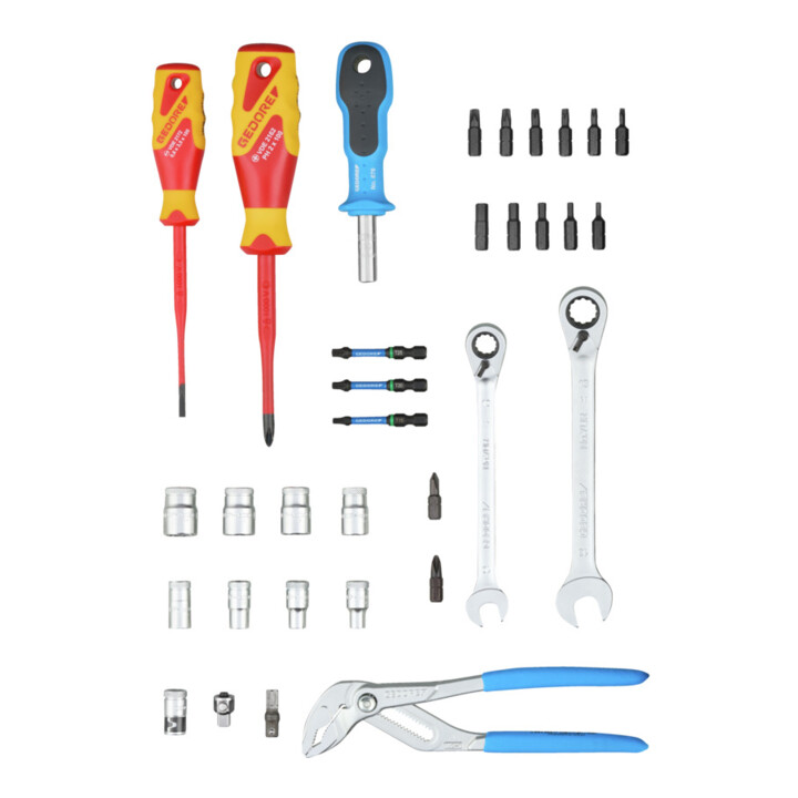 Gedore Kit d’entretien 1/4" 33 pièces