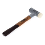 Gedore KOMBI-PLUS Martello R, con manico in legno, martello da fabbro/protettivo, Ø 40 mm, antirimbalzo, manico in hickory, 247 H-40-4