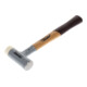 Gedore KOMBI-PLUS R Hammer, mit Holzgriff, Schon-/Schlosserhammer, Ø 35 mm, rückschlagfrei, Hickorystiel, 247 H-35-1