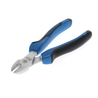 Gedore Kraft-Seitenschneider für harten Draht/Pianodraht bis 2 mm, 2-K-Griff, gehärtet, Länge 160 mm, 8316-160 JC