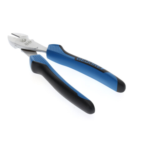 Gedore Kraft-Seitenschneider für harten Draht/Pianodraht bis 2 mm, 2-K-Griff, gehärtet, Länge 200 mm, 8316-200 JC