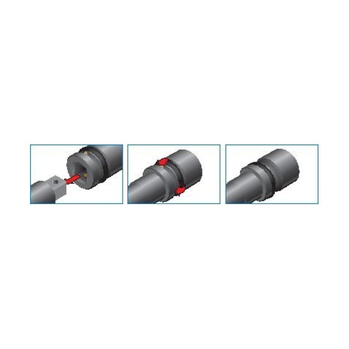 GEDORE Kraft-Stecknuss 3/4" 30mm Impact-Fix lang