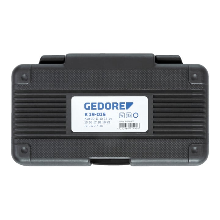 Gedore Kraftschrauber-Satz 1/2" 15-teilig