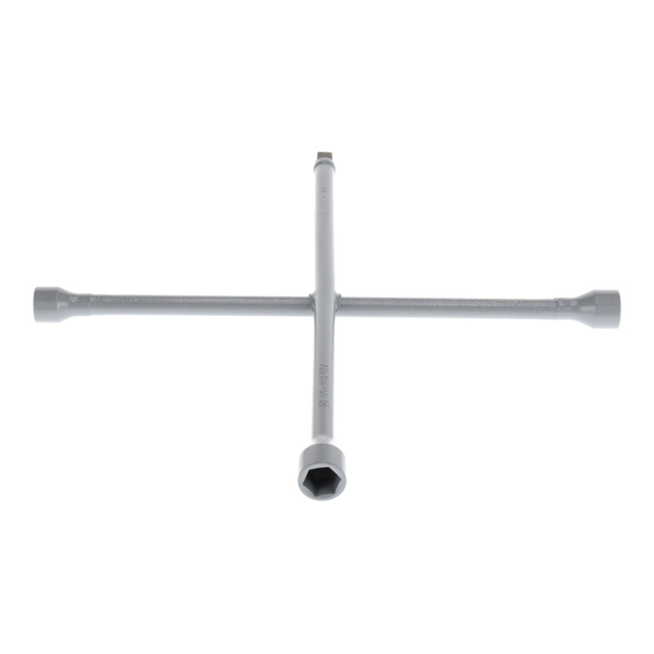 Gedore kruissleutel, voor auto's, 17 x 19 x 21 mm x 1/2", wielkruissleutel, bandenwissel auto, gereedschap, 28 PUV